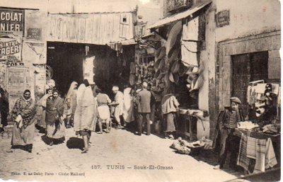 POSTAL PV09783: Souk El Grassa, Tunis