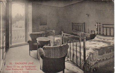 POSTAL PV09801: American Lake Gava Hotel Restaurante, Habitacion