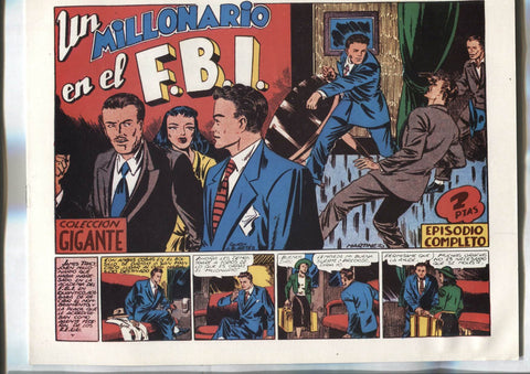 Coleccion Gigante: Un millonario en el F.B.I (facsimil)