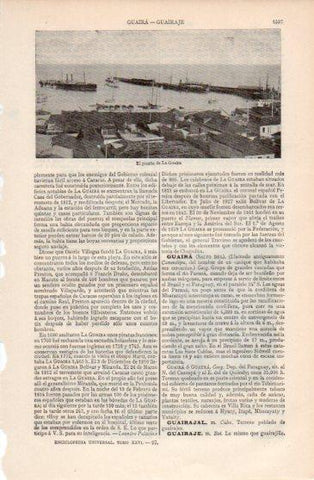 LAMINA V40114: Puerto de La Guaira