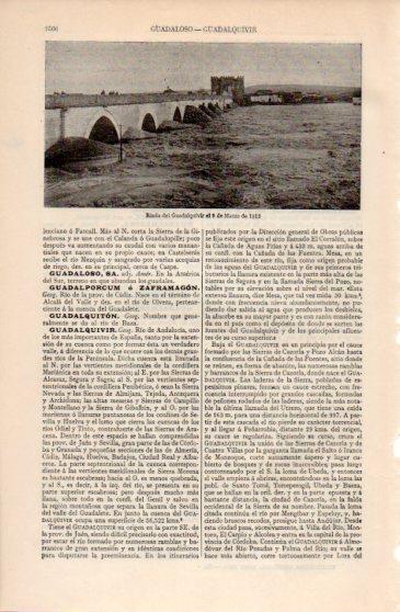 LAMINA V40108: Riada del Guadalquivir en marzo de 1912