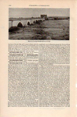 LAMINA V40108: Riada del Guadalquivir en marzo de 1912