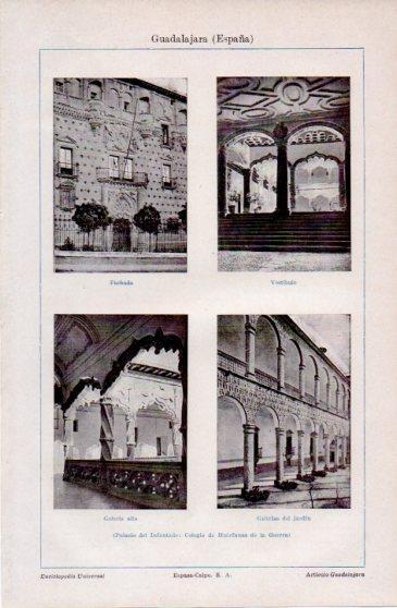 LAMINA V40098: Palacio del Infantado en Guadalajara, España