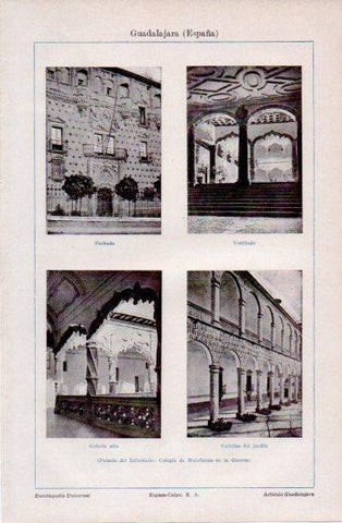 LAMINA V40098: Palacio del Infantado en Guadalajara, España