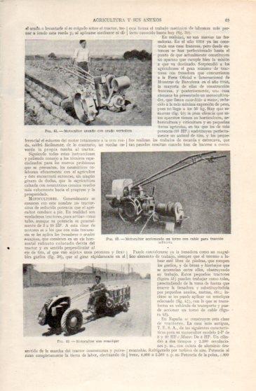LAMINA V40138: Motocultor