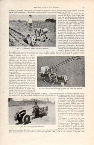 LAMINA V40138: Motocultor