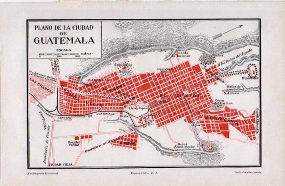 LAMINA V40131: Plano de la ciudad de Guatemala