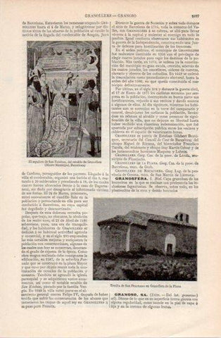 LAMINA V40038: Ermita de San Fructuoso en Granollers de la Plana