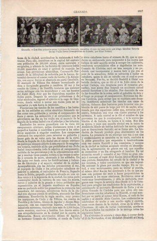 LAMINA V40035: Los diez primeros reyes legitimos de Granada nazaritaz