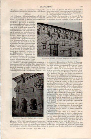 LAMINA V40078: Palacio del Infantado en Guadalajara, España