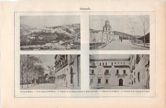 LAMINA V40056: El Sacro Monte en Granada