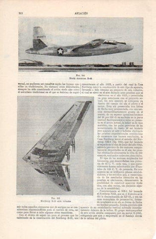 LAMINA V40150: Norty American B-45 y Northrop B-35