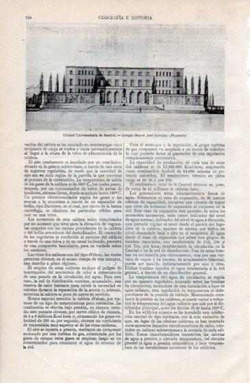 LAMINA V40242: Colegio Mayor Jose Antonio proyecto, Ciudad Universitaria de Madrid