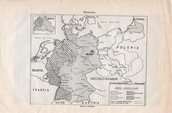 LAMINA V40237: Mapa de las fronteras de Alemania en 19397