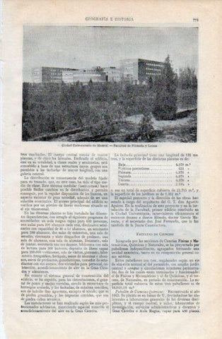 LAMINA V40235: Facultad de Filosofia y Letras Universidad de Madrid