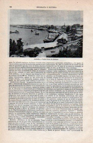 LAMINA V40219: Puerto de Brisbane, Australia