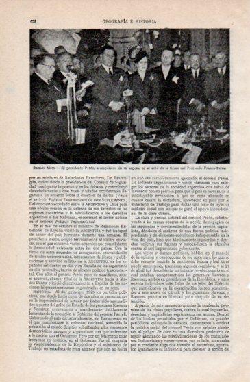 LAMINA V40218: Presidente Peron y mujer 