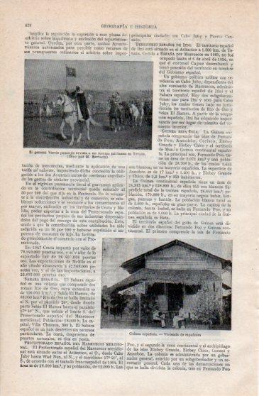 LAMINA V40253: Viviendas de españoles en Guinea Española