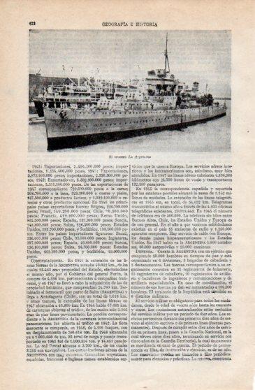 LAMINA V40216: Crucero Argentina