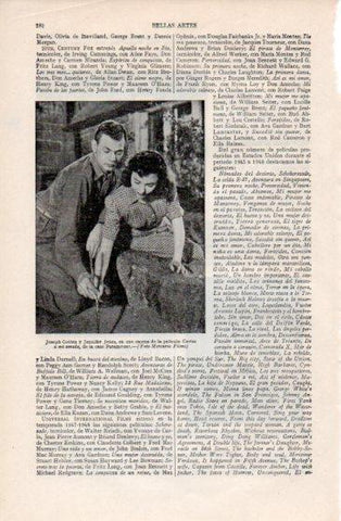 LAMINA V40167: Joseph Cotten y Jennifer Jones en Cartas a mi amada