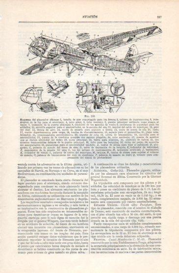 LAMINA V40160: Esquema del planeador Horsa