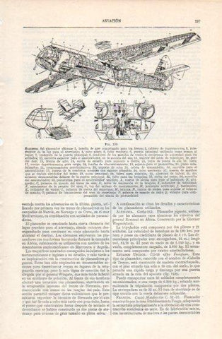 LAMINA V40160: Esquema del planeador Horsa