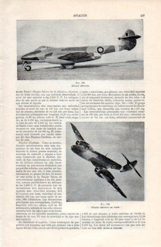 LAMINA V40156: Gloster Meteor 