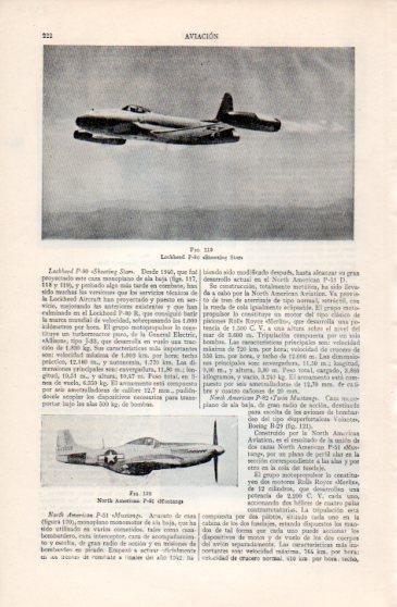 LAMINA V40154: Lockheed P-80 Shootins Star 