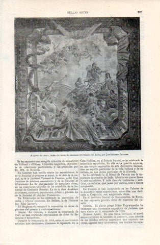 LAMINA V40181: Alegoria del canto techo del Teatro del Liceo, Barcelona