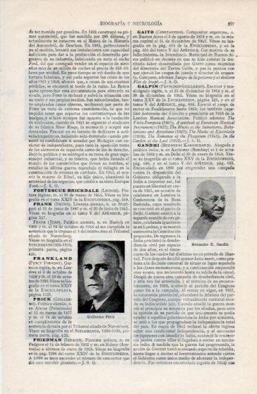 LAMINA V40184: Gandhi y Guillermo Frick