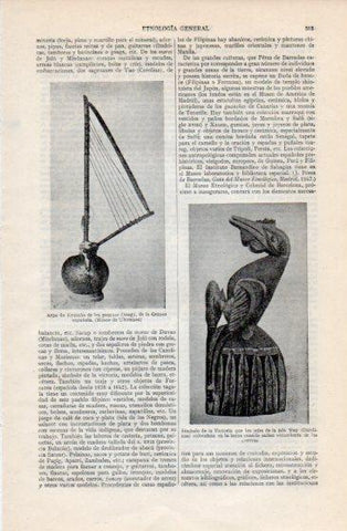LAMINA V40209: Arpa de Kruman de los pamues