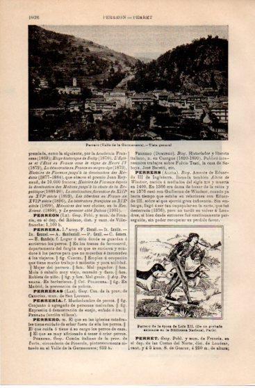 LAMINA V39830: Vista del Valle de la Germanasca en Perrero, Italia