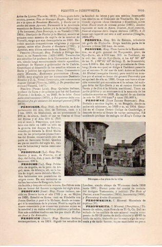 LAMINA V39827: Plaza de Perouges, Francia