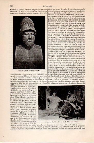 LAMINA V39822: Busto de Pericles Museo Vaticano