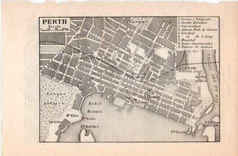 LAMINA V39882: Plano de Perth