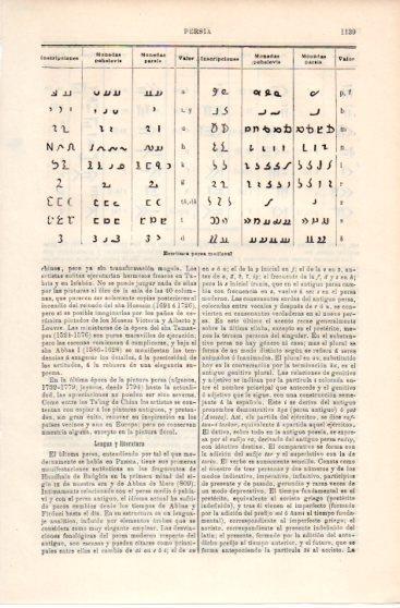 LAMINA V39863: Escritura persa medieval