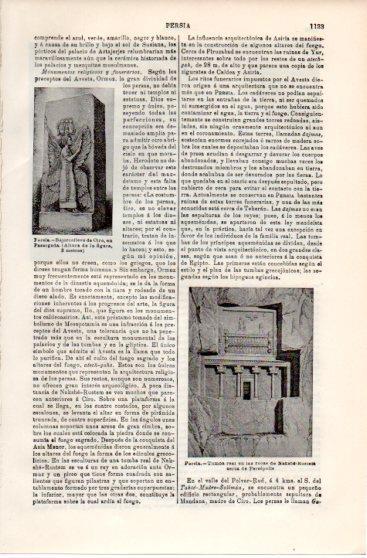 LAMINA V39860: Tumba de Nakahe-Rustem en Persia