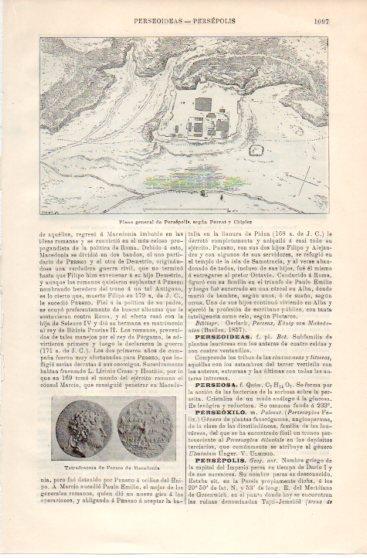 LAMINA V39855: Plano de Persepolis por Perrot y Chipiez