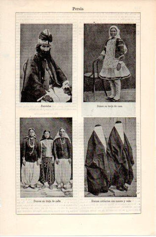 LAMINA V39852: Tipos de Persia