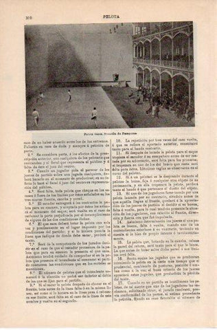 LAMINA V39779: Fronton de Pamplona