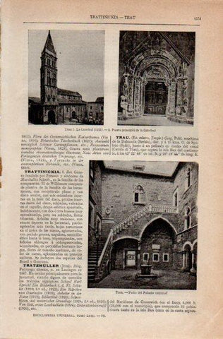 LAMINA V39761: Catedral y Palacio comunal en Trau