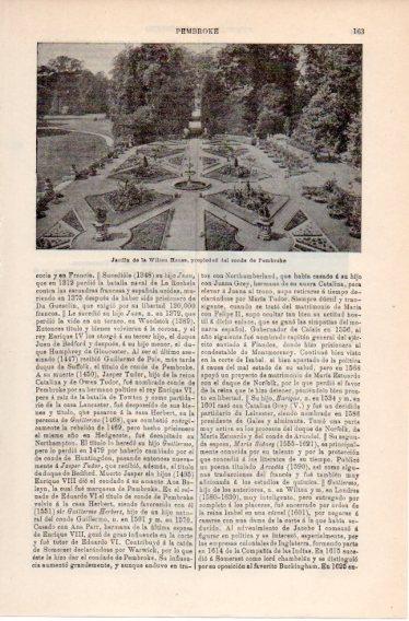 LAMINA V39784: Jardin de la Wilton House