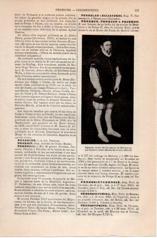 LAMINA V39813: Pereson por Antonio Moro