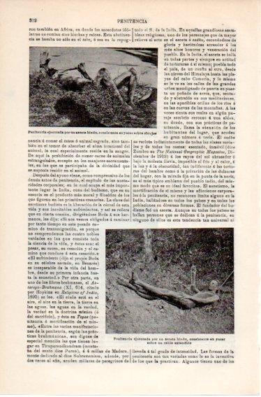 LAMINA V39793: Penitencias ejecutadas por un asceta hindu