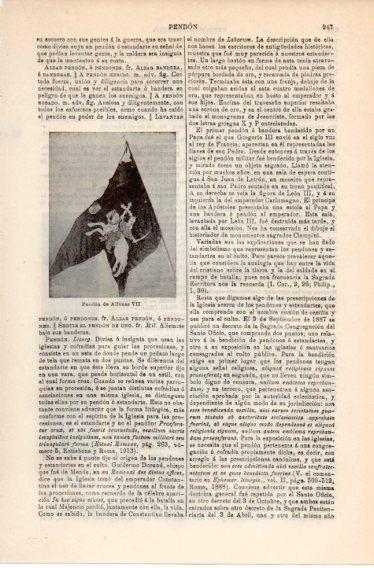 LAMINA V39788: Pendon de Alfonso VII