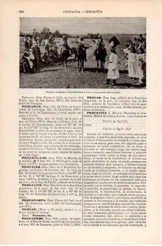 LAMINA V39786: Gauchos de Uruguay