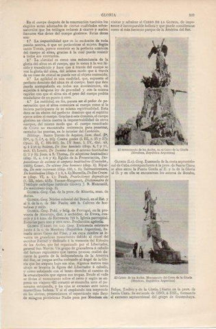 LAMINA V39966: Monumento de los Andes en el Cerro de la Gloria, Mendoza Argentina