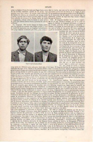 LAMINA V39958: Tipos de gitanos de Granada
