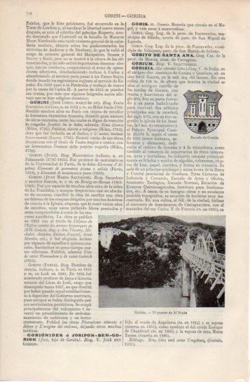 LAMINA V39986: El puente de Al Ponte en Gorizia