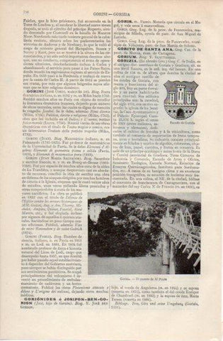 LAMINA V39986: El puente de Al Ponte en Gorizia
